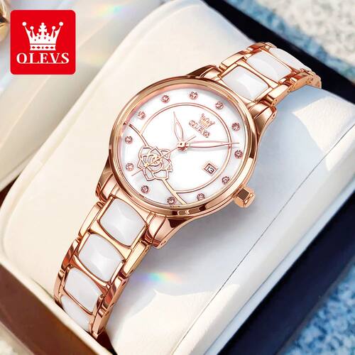 OLEVS 3606 Luxury Women Watch Top Brand Original Quartz Watc