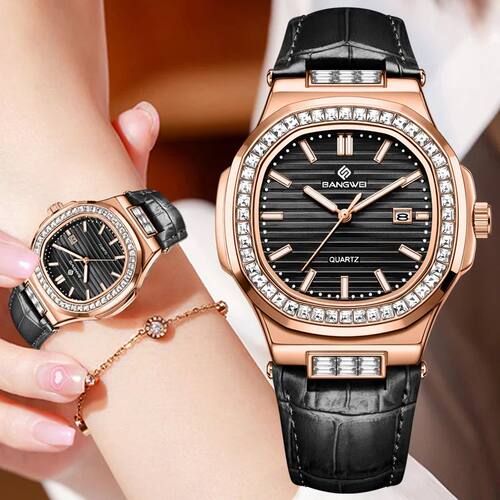 LIGE Women Watch Luxury Brand Quartz Watch Waterproof Lumino