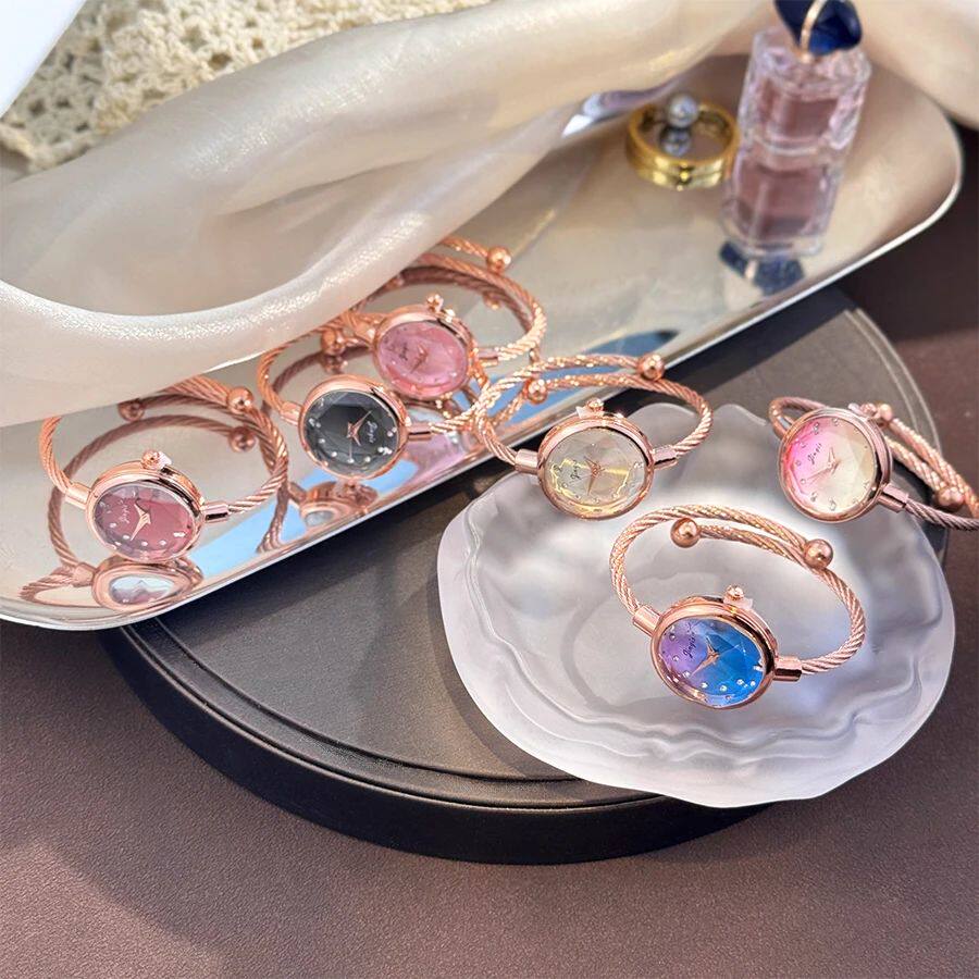 New Gradient Fresh Style Starry Sky Sunset Color Ladies Watc