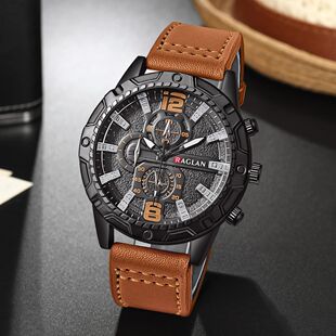 Top Brand Watch For Men Fashion Watches Leather Strap Clock
