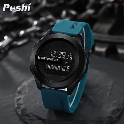 POSHI Sport Watch for Man Luxury Digital Wristwatch Stopwatc