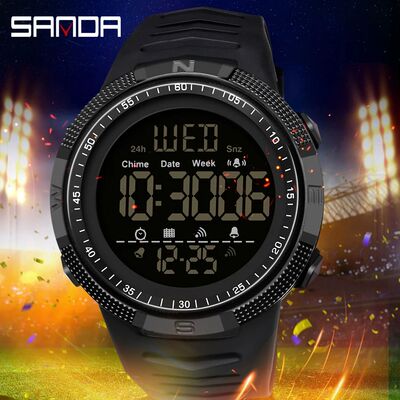 SANDA Brand Military Sport Watch Mens Clock Fashion Digital