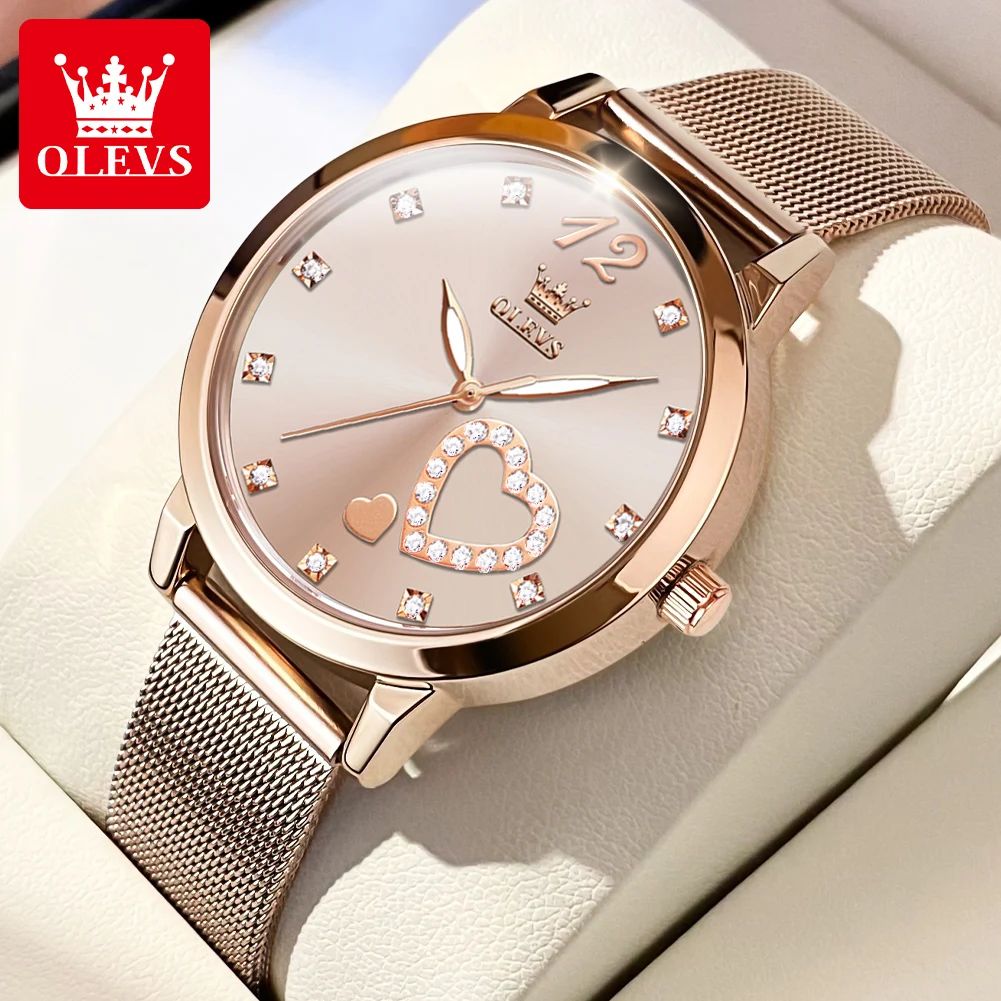 OLEVS Women Watches Japanese Quartz Waterproof Wristwatch St