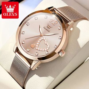 OLEVS Women Watches Japanese Quartz Waterproof Wristwatch St