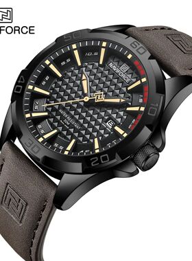 NAVIFORCE Men Casual Sport Military Quartz Calendar Wrist Wa