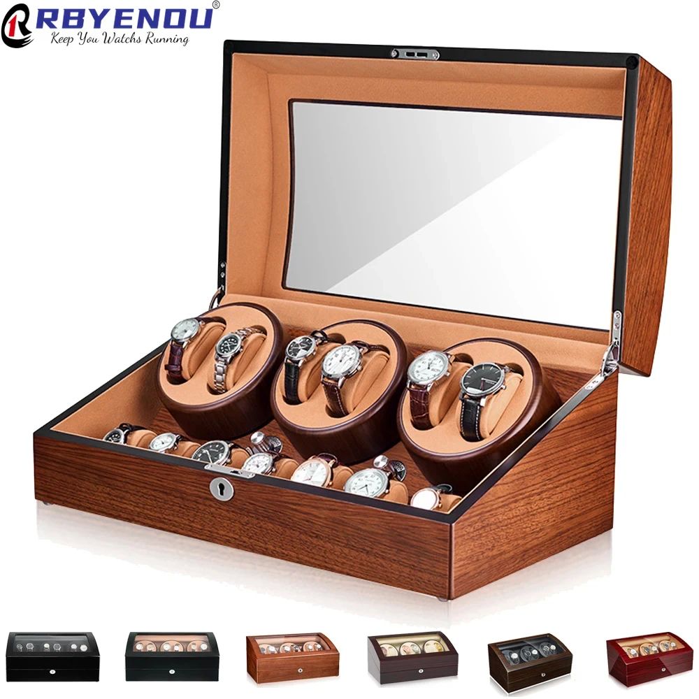 Luxury Mechanical Watches Winder Automatic Watch Box Mabuchi
