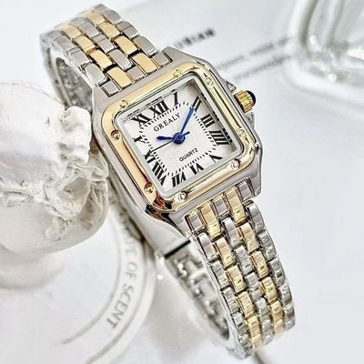 Luxury Rhinestone Women Watches Fashion Square Quartz Wristw