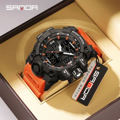 SANDA Luxury G Style Men's Electronic Watch Outdoor Sports L