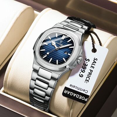 POEDAGAR Luxury Woman’s Quartz Watch Date Waterproof Lumino