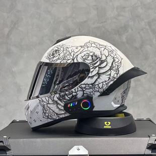 3C认证摩托车头盔机车全盔电动车保暖男女四季通用骑行安全帽外卖