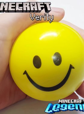 我的世界周边笑脸发射球解压玩具