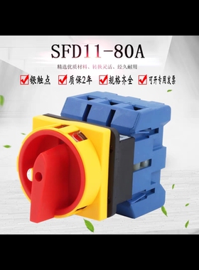 SFD11-Lw30/80A负载断路万能转换开关旋转主控电源切断JLD  JFD