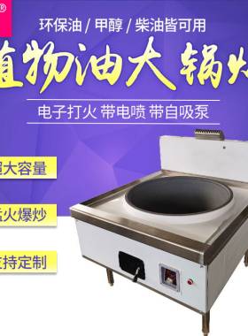 植物油锅灶电子点火不锈钢