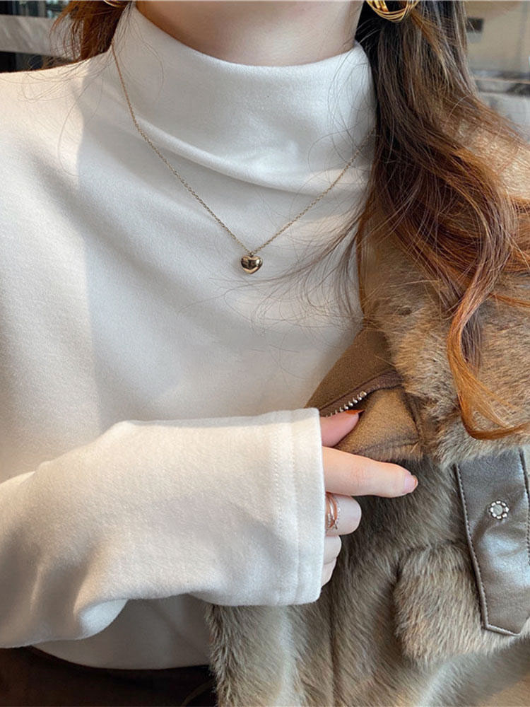 早春季高级感洋气加绒长袖