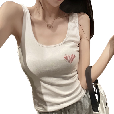 2024新款夏季吊带无袖背心t恤女