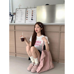 白色高质量修身短袖t恤女装2026新款夏季韩系穿搭上衣小众设计感