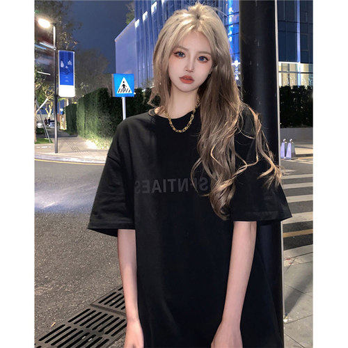 宽松ins潮oversize半袖上衣服