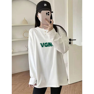 秋冬德绒内搭打底衫女2025新款中长款遮屁股洋气高档长袖t恤上衣