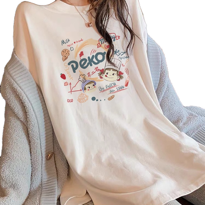 白色加绒内搭洋气大码女装