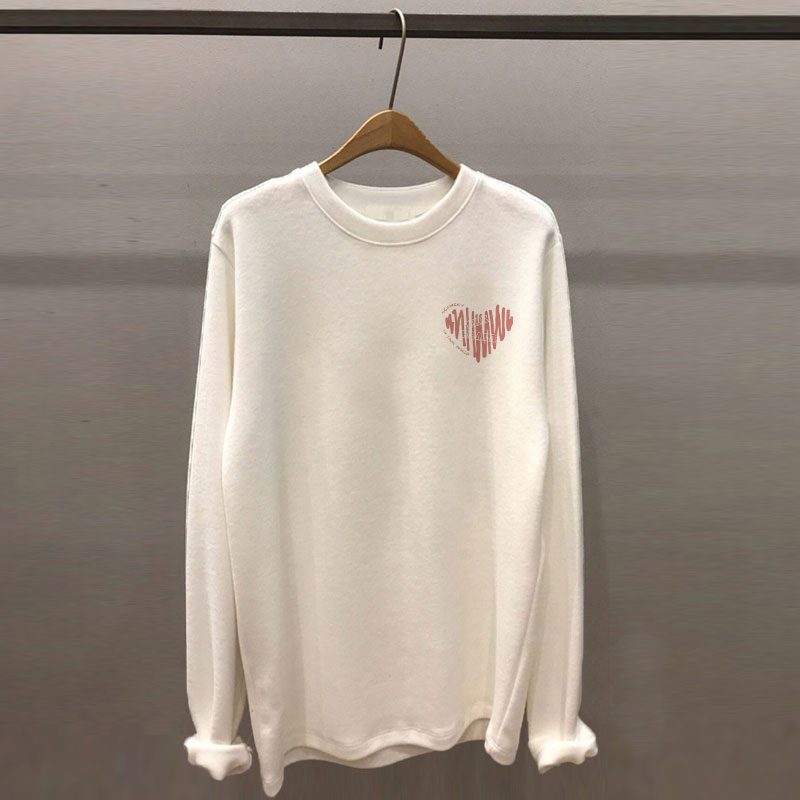 白色纯棉内搭德绒打底衫