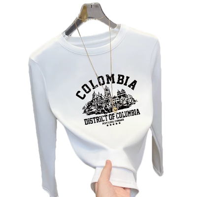 春秋季新款长袖t恤打底衫女内搭