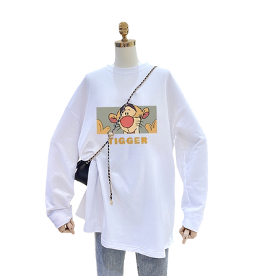 白色加绒洋气内搭打底衫女