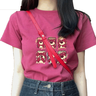 纯棉短袖t恤女2026早春新款欧货女装夏季小众设计感港味chic上衣