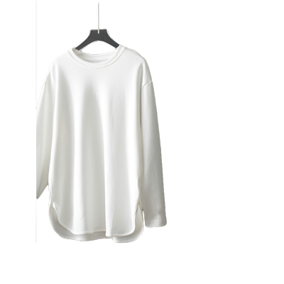 秋冬季加绒中长款遮屁股打底衫女