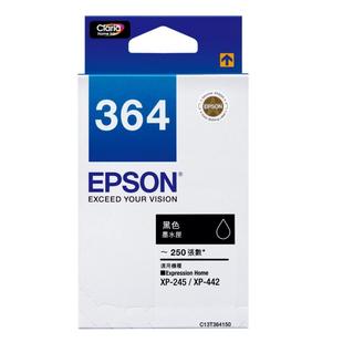 EPSON 245 原装 XP243 T364墨盒 442 XP247打印机 爱普生364