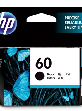 原装惠普HP60XL黑色 F4280 2410 C4780 4480 2400 打印机 60墨盒