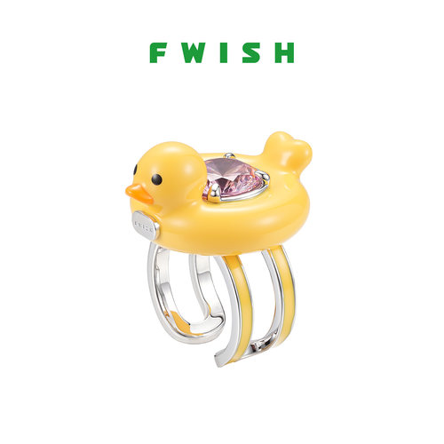 FWISH男女个性设计感治愈系戒指
