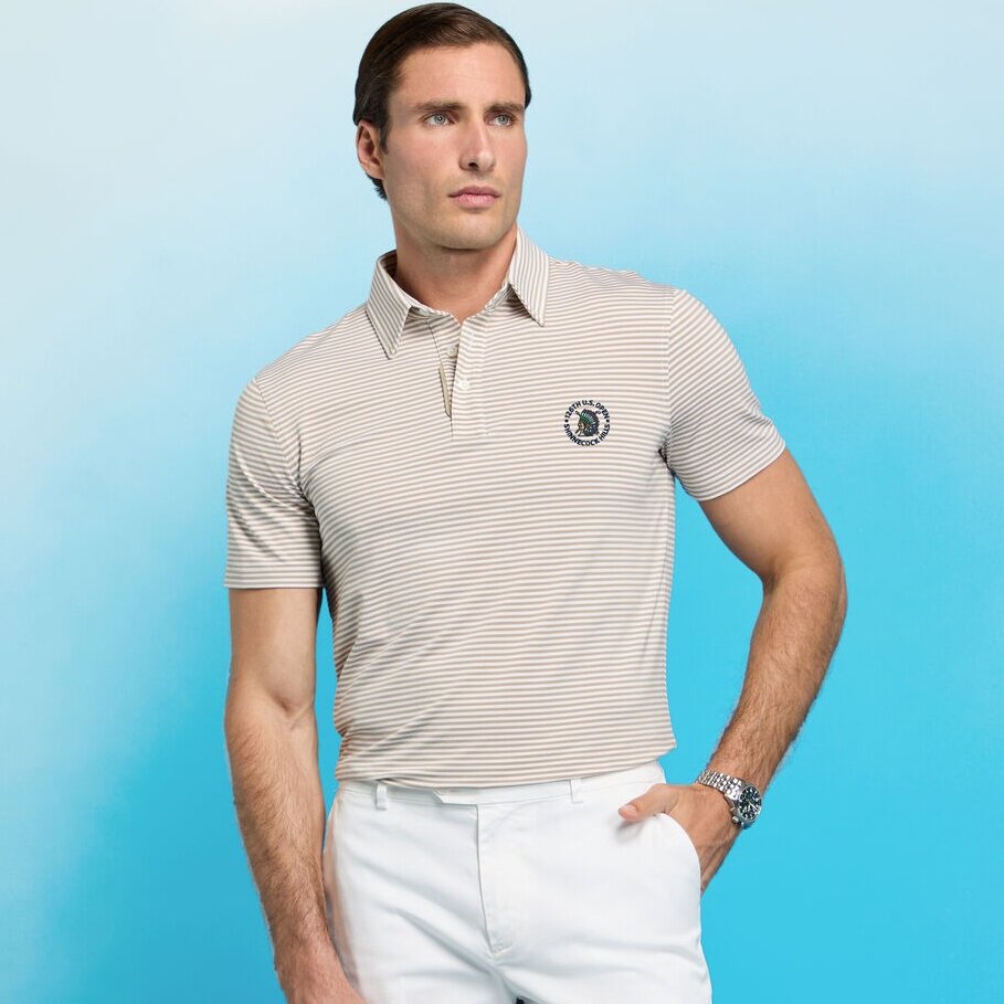 GFORE高尔夫短袖衫男美国公开赛26限量条纹版POLO ALL PLAY KNIT