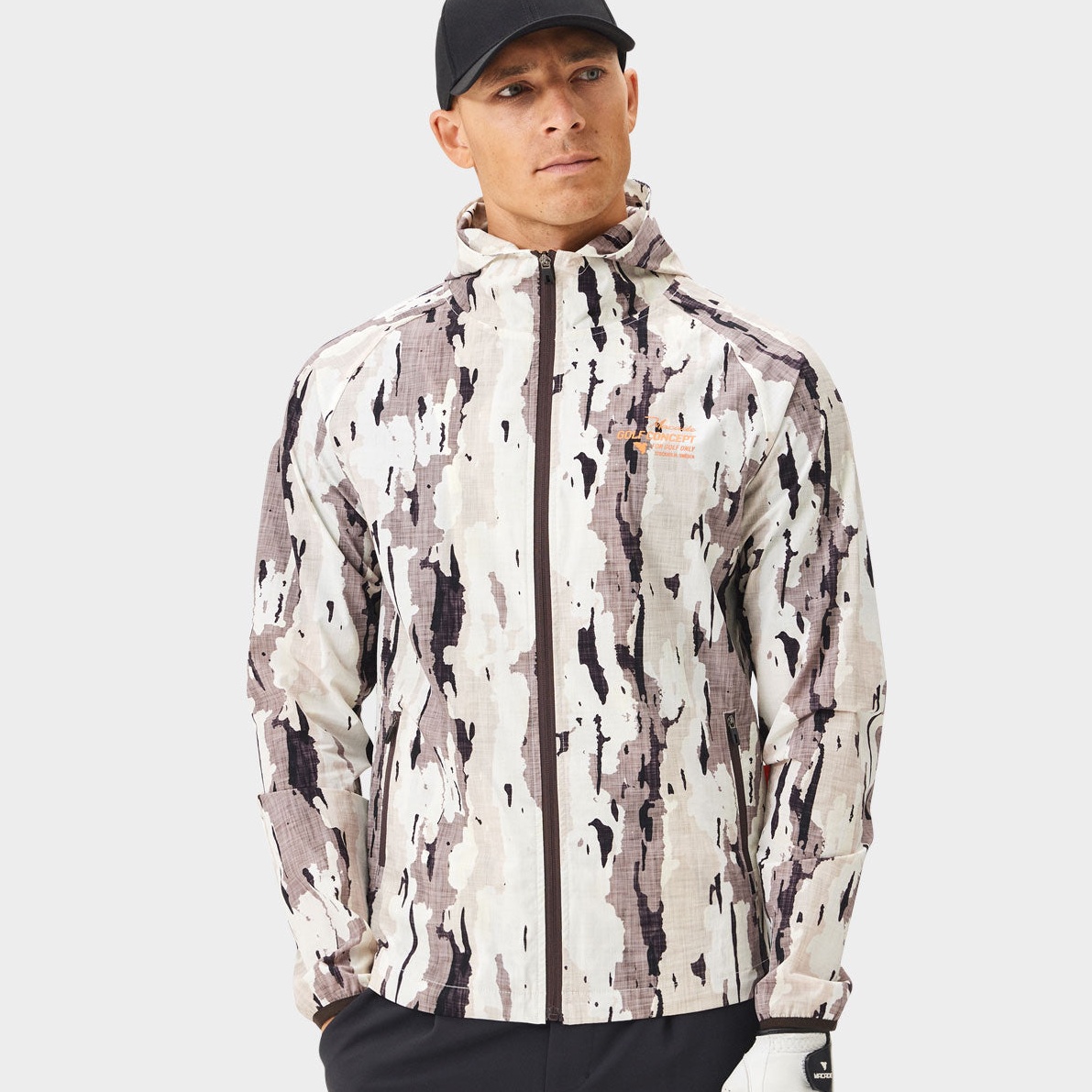 代购Macade Blake Camo TR Jacket男子新款高尔夫夹克