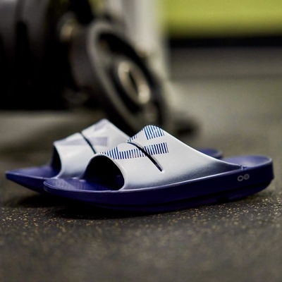 FootJoy FJ x OOFOS OOahh Sport Slide男子运动拖鞋