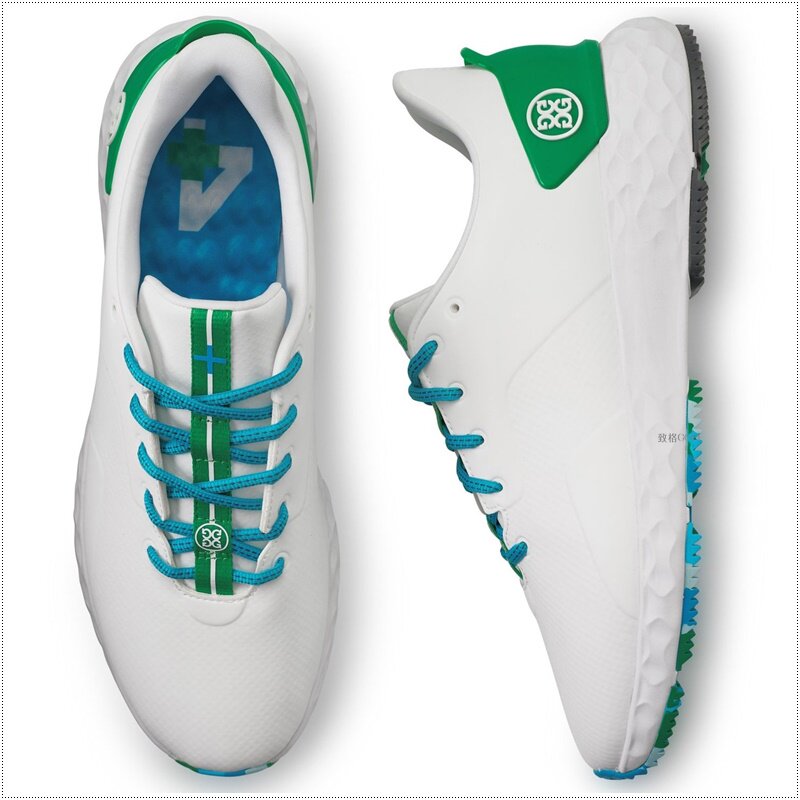 美国代购GFORE LIMITED EDITION GHOSTPROJECT白绿男子高尔夫球鞋