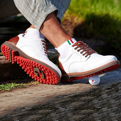 美国代购 Duca del Cosma Eldorado男子防水无钉高尔夫球鞋