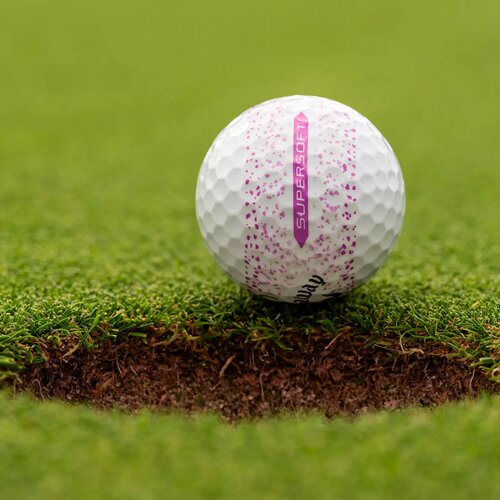 代购Callaway Supersoft Splatter 360 Pink Golf Balls高尔夫球