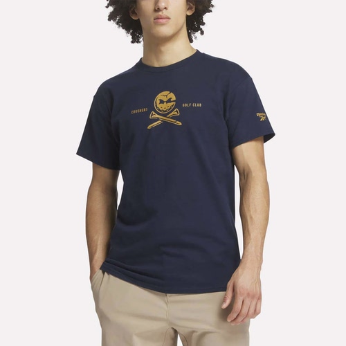 代购Reebok高尔夫短袖T恤男子舒适新款Crushers Tee
