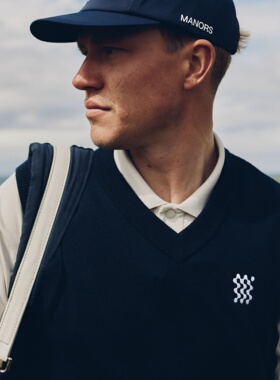MANORS GOLF Merino Tech Vest男士高尔夫羊毛马甲