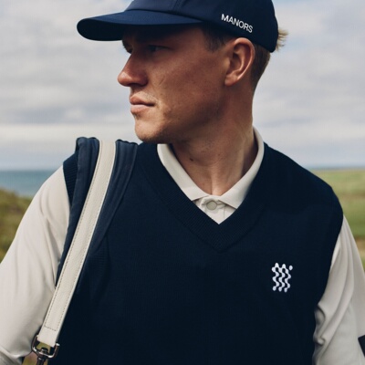 MANORS GOLF Merino Tech Vest男士高尔夫羊毛马甲
