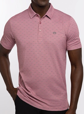 代购TravisMathew男子高尔夫短袖衫休闲印花款COLORFUL CITY POLO