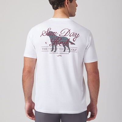 sun day red高尔夫短袖T恤男限量新款Royal Plaid Pima Cotton