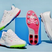 高尔夫球鞋 代购 GOLF舒适防水男子无钉新款 GFORE