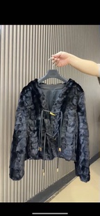 438元 新中式进口水貂 拼貂 不支持退换介意勿拍