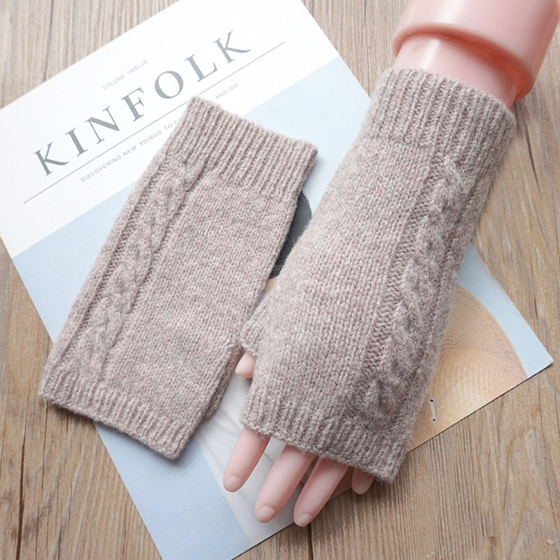 歌诺达秋冬季女新款半指手套ins风羊毛露指触屏保暖毛线开车写字,服饰配件/皮带/帽子/围巾,手套,淘宝优惠券,粉丝福利购,淘宝优惠卷