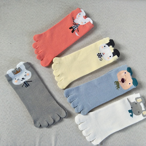 五指袜1-4岁无跟男女宝宝中筒