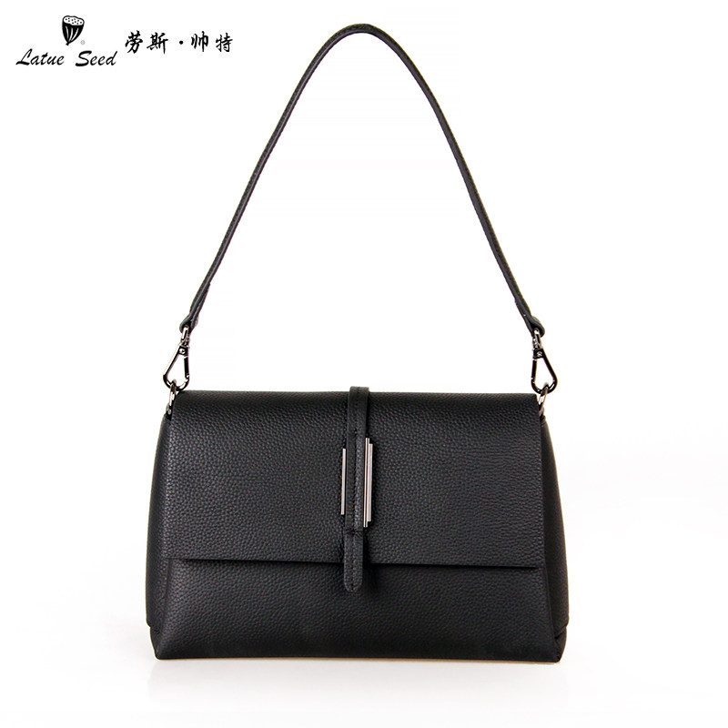 劳斯帅特春夏新款商务优雅女包时尚牛皮单肩斜挎包质感商务女背包