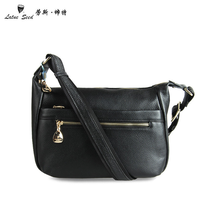 劳斯帅特女包新款实用牛皮单肩斜挎包简约潮韩版百搭真皮休闲女士