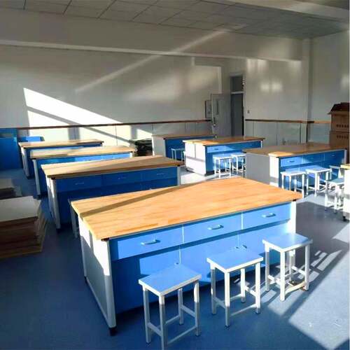 实木实验桌中学生综合实践实验桌手工实验室操作台通用技术劳技桌