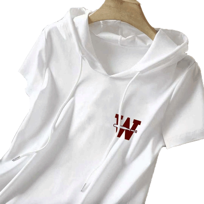 白色短袖t恤女港味韩系chic别致